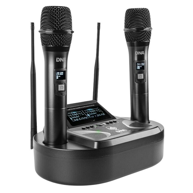 DNA UMA VOCAL SET mikrofon bezprzewodowy 2x nadajnik doręczny system nagłośnienia UHF POWYSTAWOWY