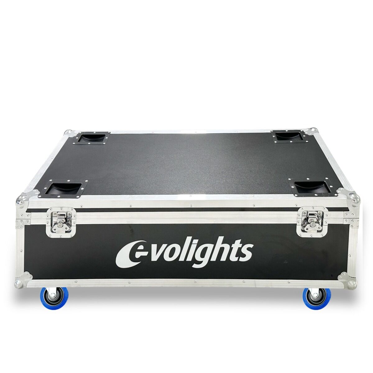 EVOLIGHTS VORTEX CASE 2IN1 skrzynia transportowa na 2 efekty oświetleniowe akcesoria 4 kółka mechanizm blokady
