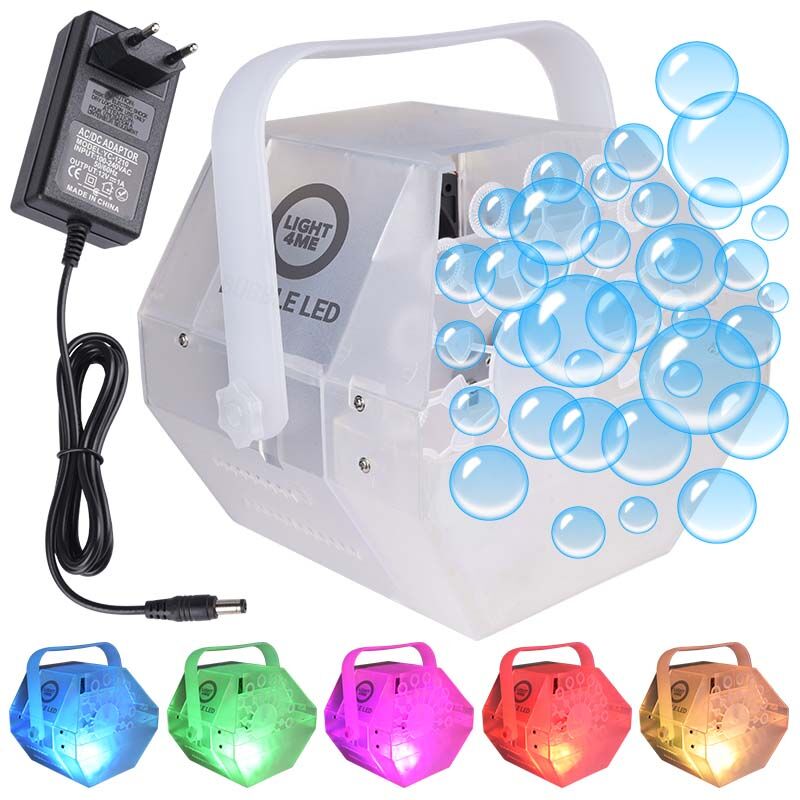 LIGHT4ME BUBBLE LED small efficient bubble machine