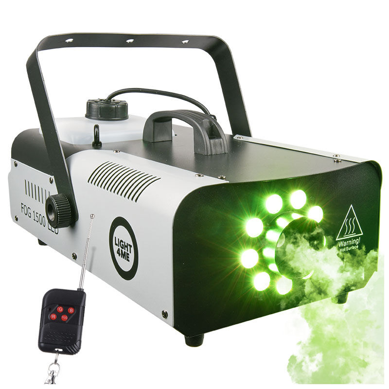 LIGHT4ME FOG 1500 LED smoke fog machine remote control