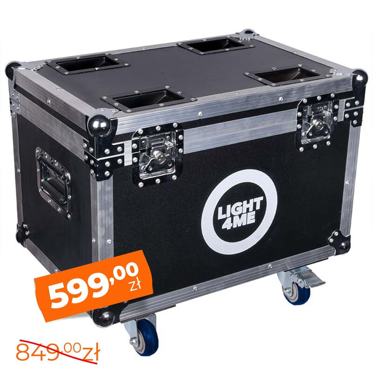 LIGHT4ME GALAXY MKII CASE skrzynia transportowa na 2 głowice ruchome