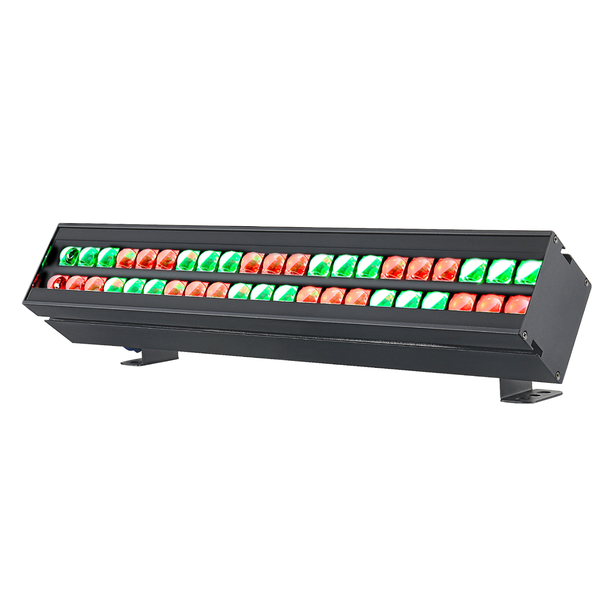 LIGHT4ME BEAM WASH BAR listwa oświetleniowa wall washer dekoracja świetlna 42x8W RGB SMD3535 LED DMX efekt tła 2x uchwyt montażowy