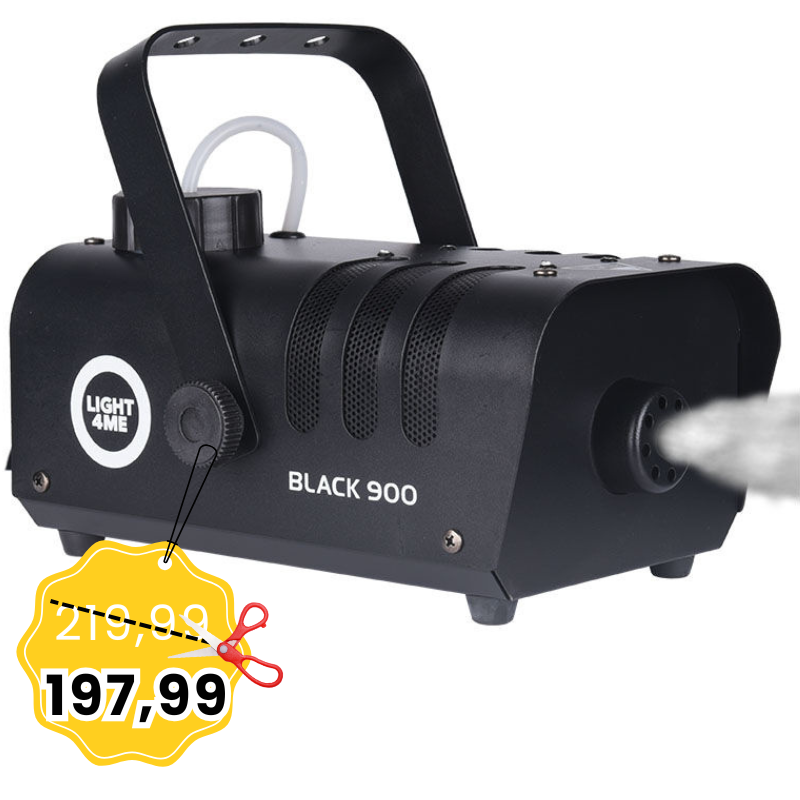 LIGHT4ME BLACK 900 wytwornica dymu mgły