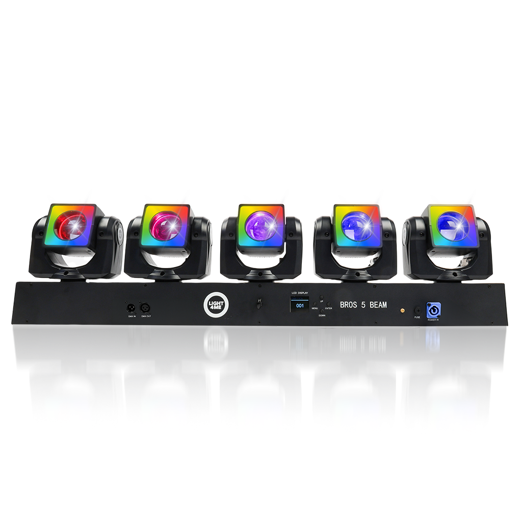 LIGHT4ME BROS 5 BEAM efekt LED 5x głowica ruchoma oświetlenie sceniczne