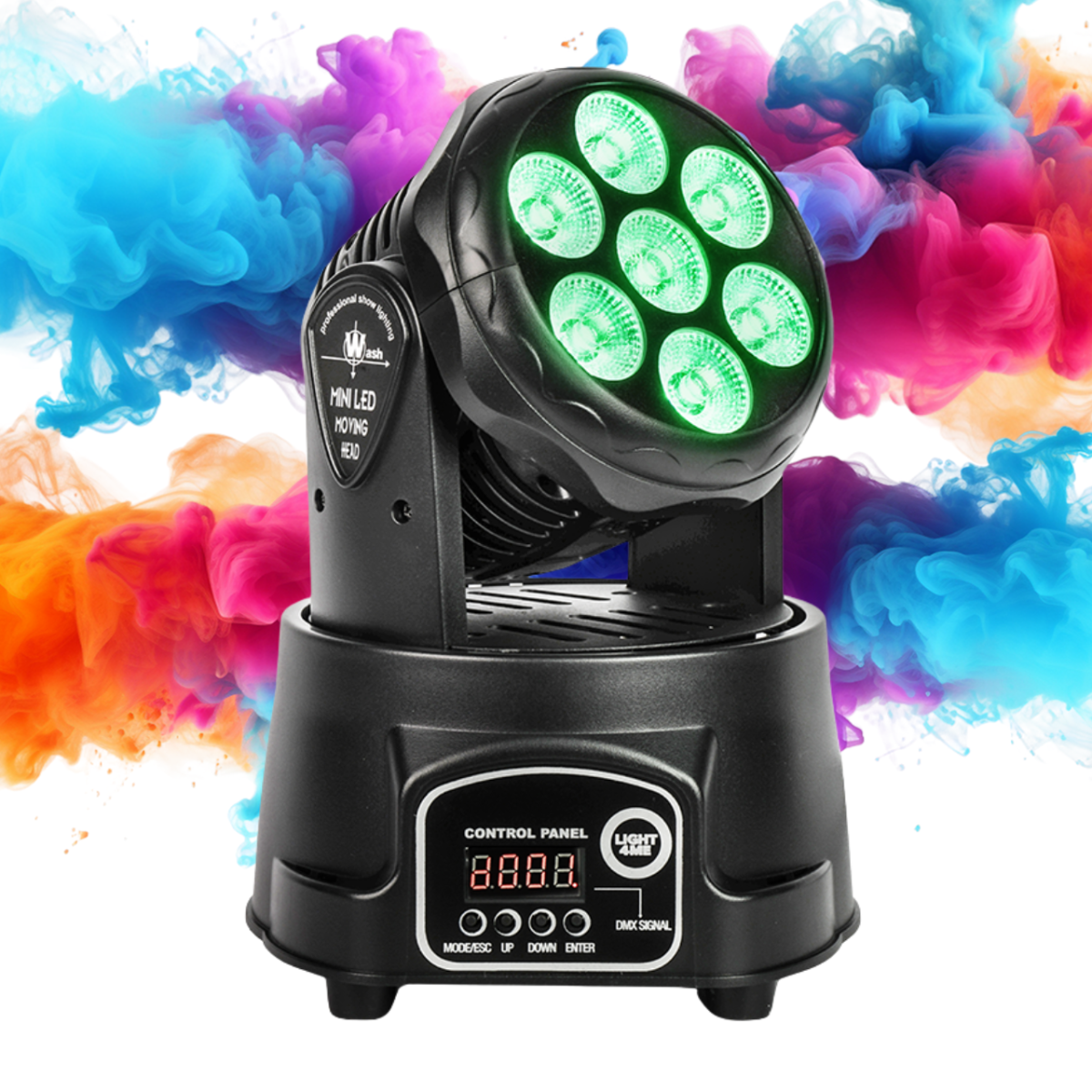 LIGHT4ME COMPACT PMH 7x8W głowica ruchoma LED wash