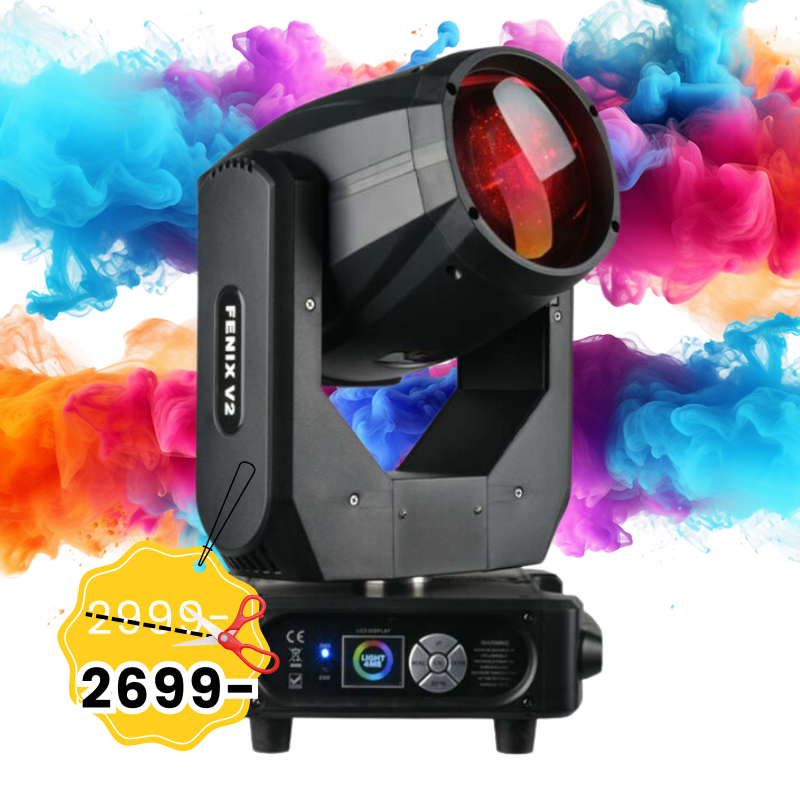 LIGHT4ME FENIX V2 230W głowica ruchoma oświetlenie sceniczne