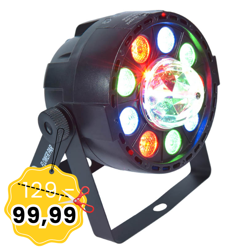 LIGHT4ME FLOWER PAR efekt LED kula