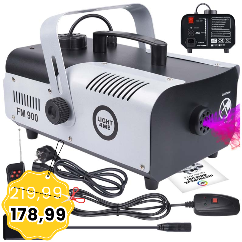 LIGHT4ME FM 900 wytwornica dymu mgły z pilotem