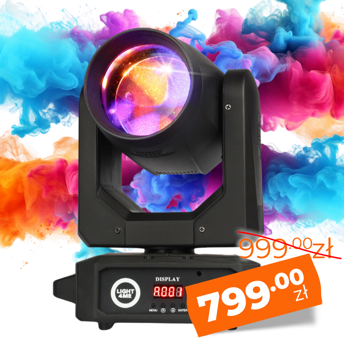 LIGHT4ME FOCUS 150 BEAM głowica ruchoma LED oświetlenie sceniczne