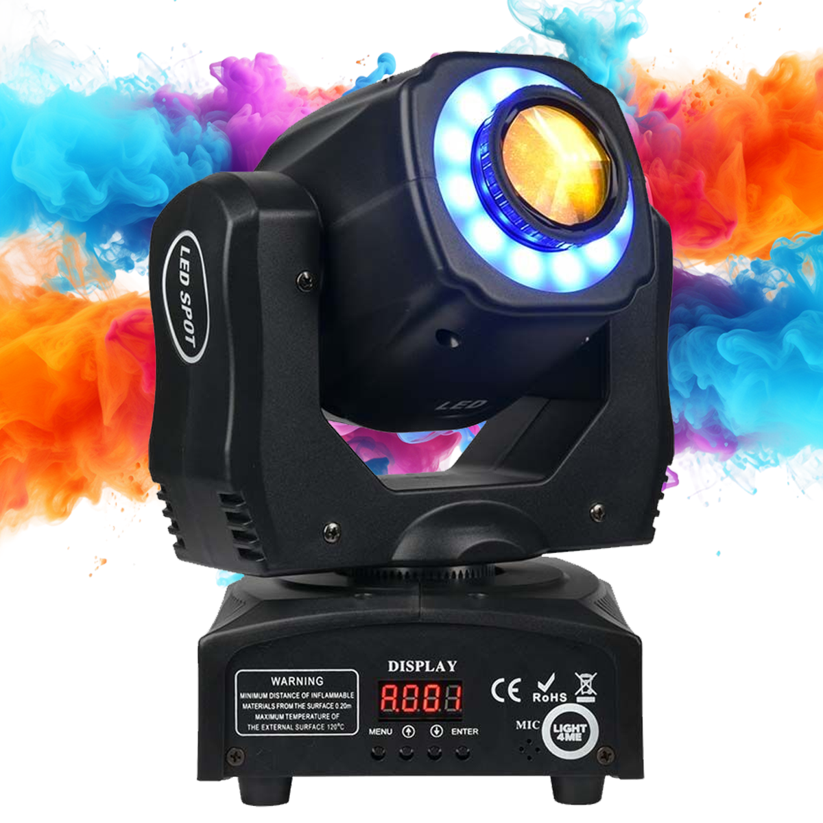 LIGHT4ME MINI SPOT 60 RING głowica ruchoma LED