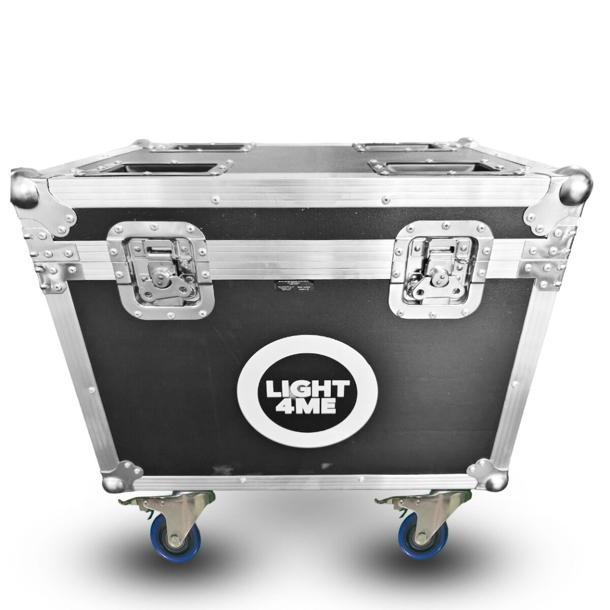 LIGHT4ME STARWASH 19x15W CASE 2IN1 skrzynia transportowa na 2 głowice ruchome przegroda na akcesoria 4 kółka mechanizm blokady
