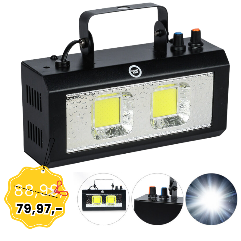 LIGHT4ME STROBE 40W stroboskop imprezowy dyskotekowy białe światło efekt świetlny LED