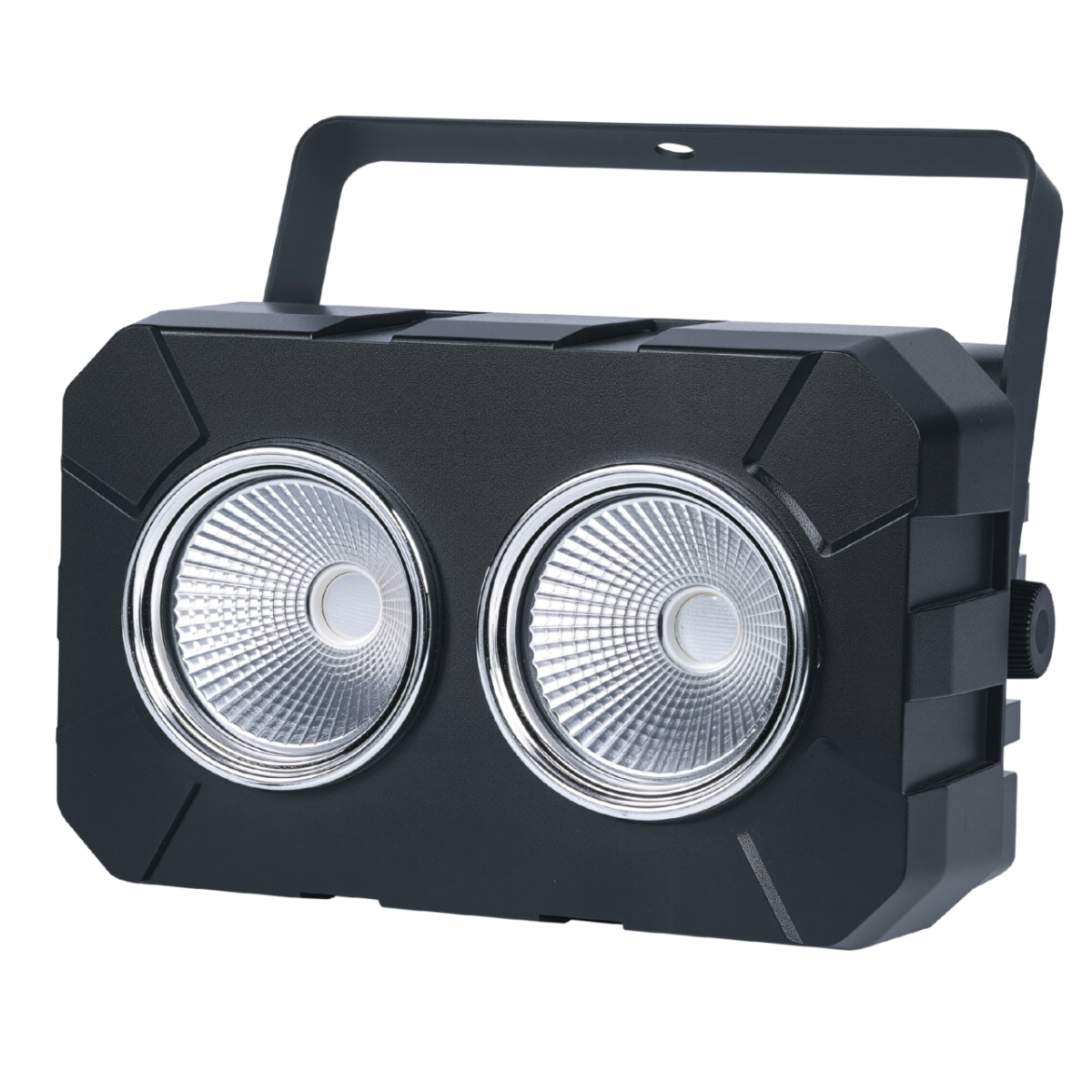 LIGHT4ME UV CANNON blinder sceniczny efekt oświetleniowy 2x50W UV COB LED uchwyt montażowy 2x odbłyśnik reflektorowy