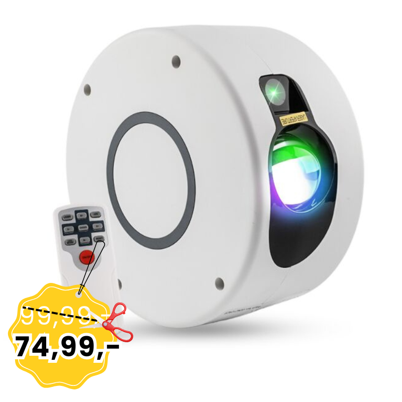 NN AURA sky star projector LED laser night light remote control