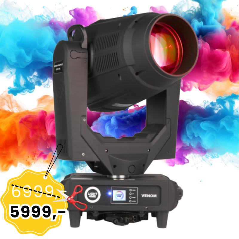 LIGHT4ME VENOM PROFILE CMY 550 głowica profilowa LED spot beam wash