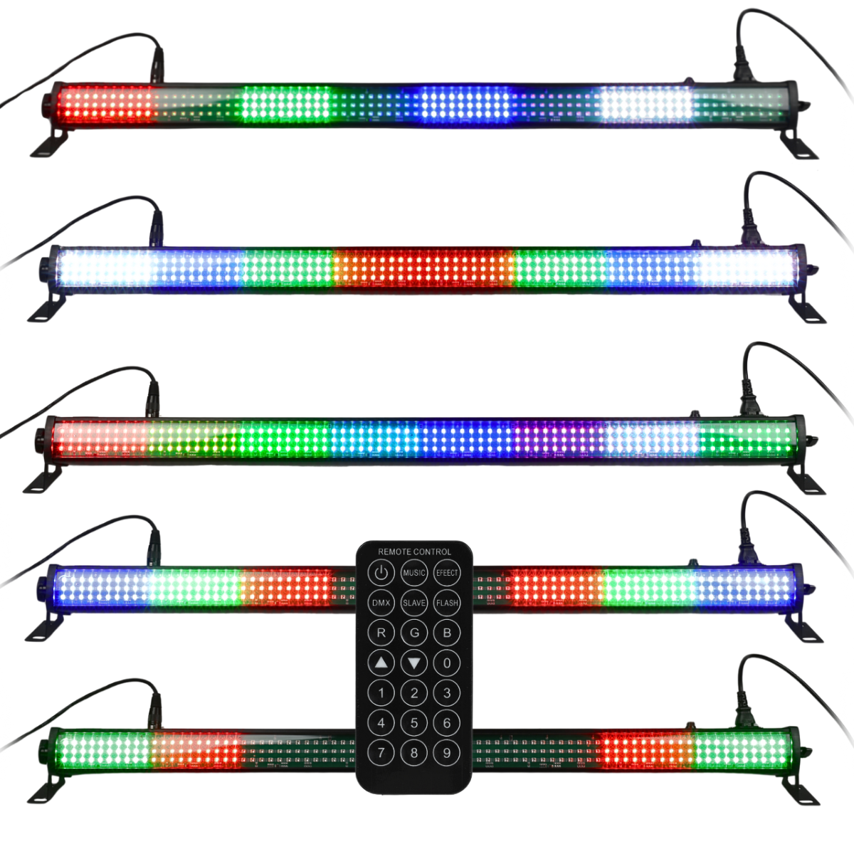 LIGHT4ME WASH BAR 240/8 IR SMD listwa oświetleniowa wall washer dekoracja światłem 240x1,5W RGB SMD5050 LED