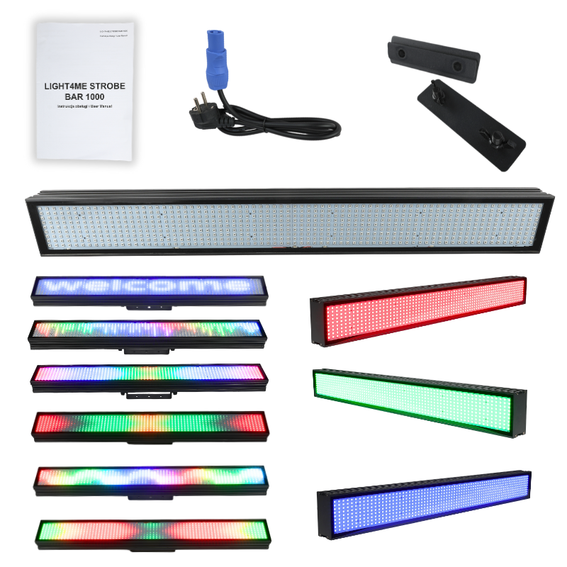 LIGHT4ME STROBE BAR 1000 RGB listwa oświetleniowa stroboskop blinder oświetlacz efekt LED 666x0,3W SMD