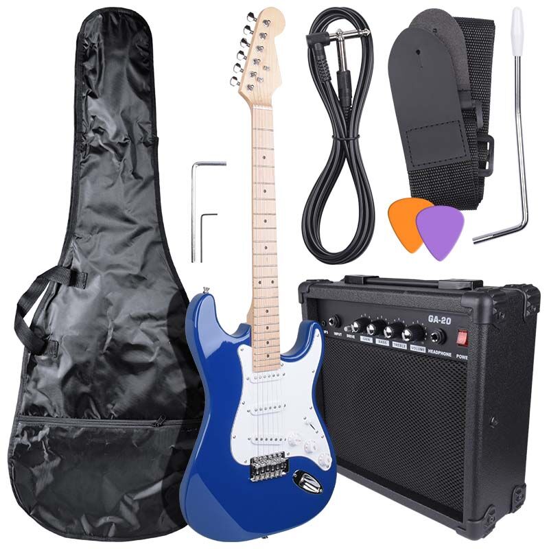 NN EG SET BLU stratocaster electric guitar set