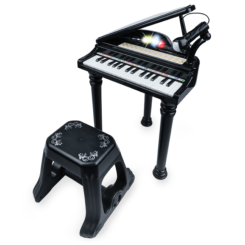 NN PIANINO KASIA BK keyboard klawisze organy fortepian z mikrofonem dla dzieci czarne