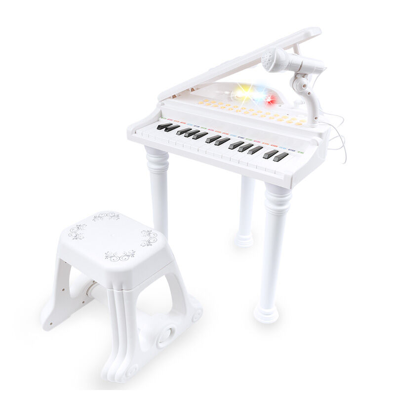 NN PIANINO KASIA WH keyboard klawisze organy fortepian z mikrofonem dla dzieci białe