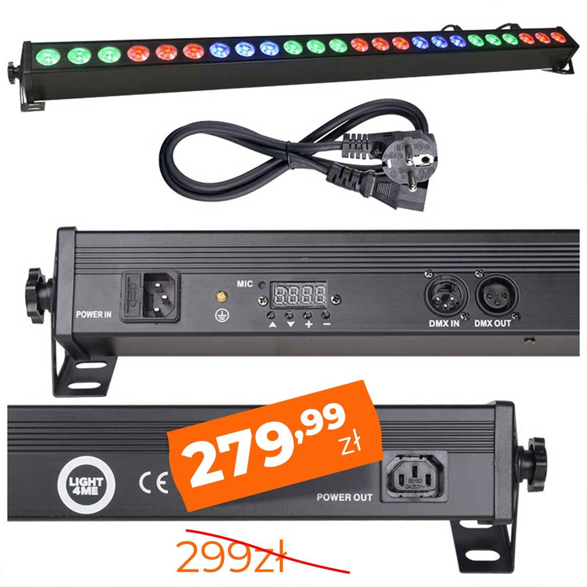LIGHT4ME DECO BAR 24 RGB listwa belka LED