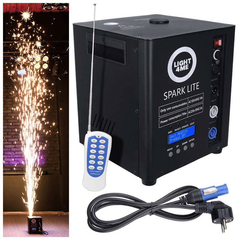 LIGHT4ME SPARK LITE wyrzutnia iskier zimnych ogni POWYSTAWOWA
