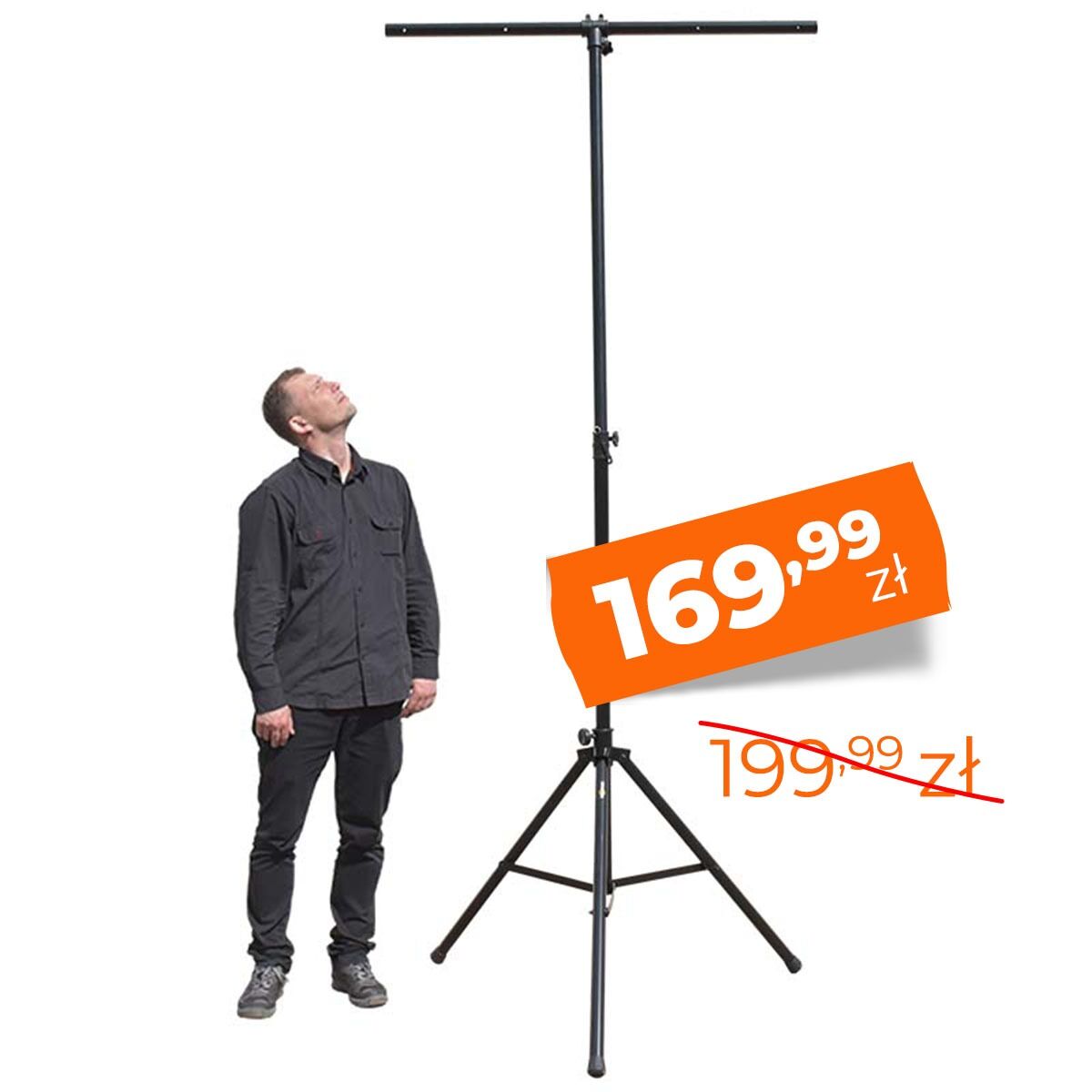 STAND4ME LS120 V2 statyw oświetleniowy T 2,8 m z poprzeczką