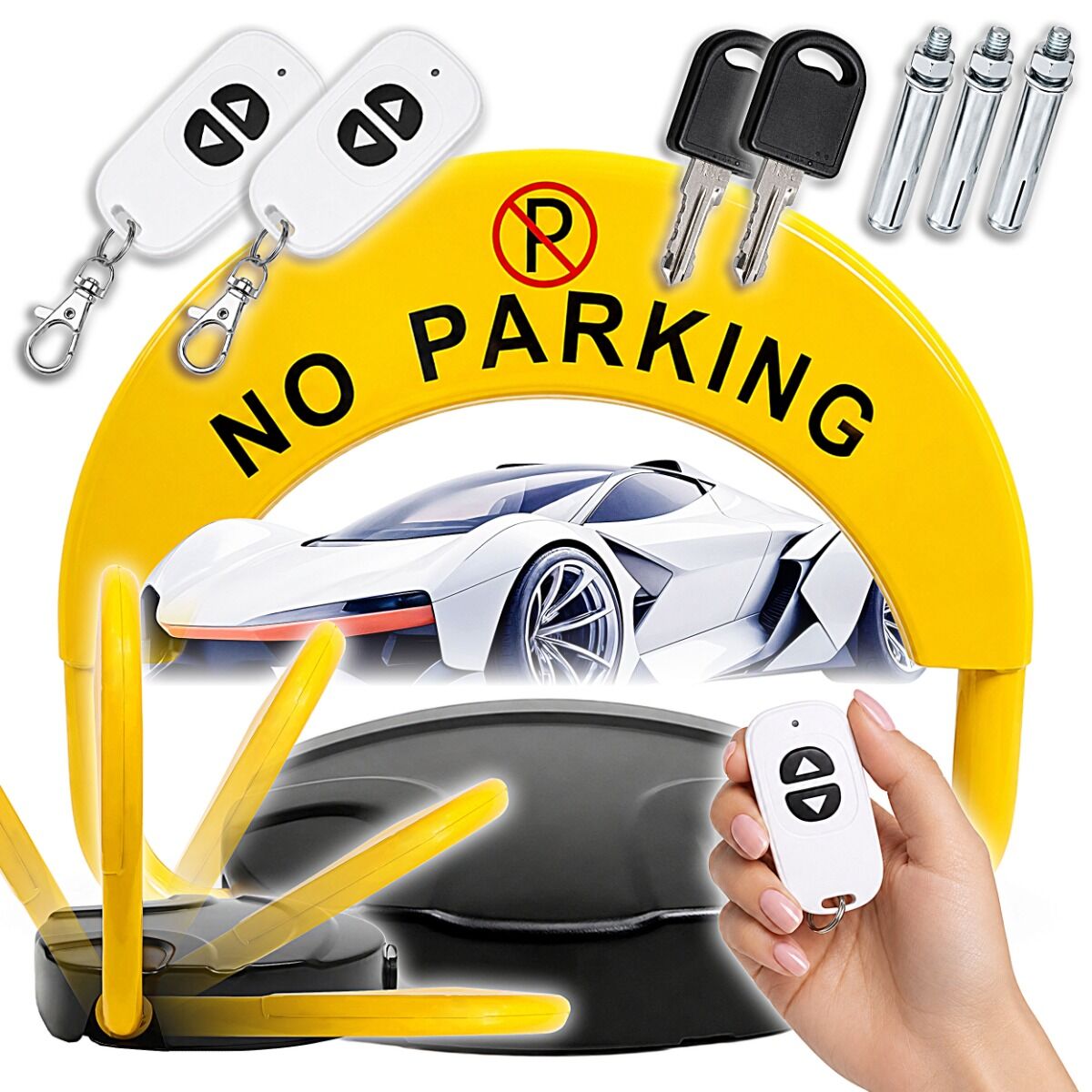 SUPRIMO BMP automatyczna blokada parkingowa + 2x pilot
