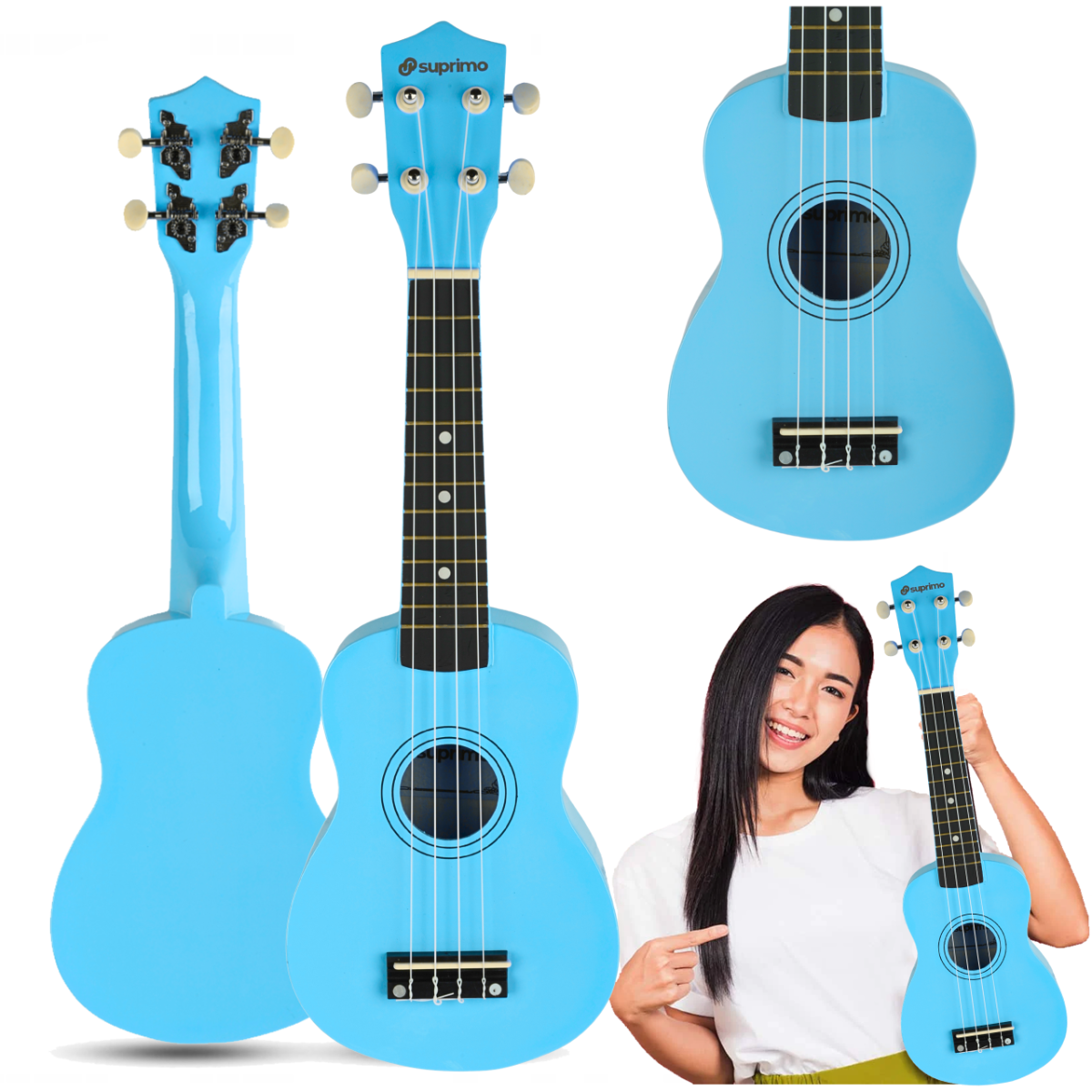 SUPRIMO UK21 LB ukulele sopranowe 21