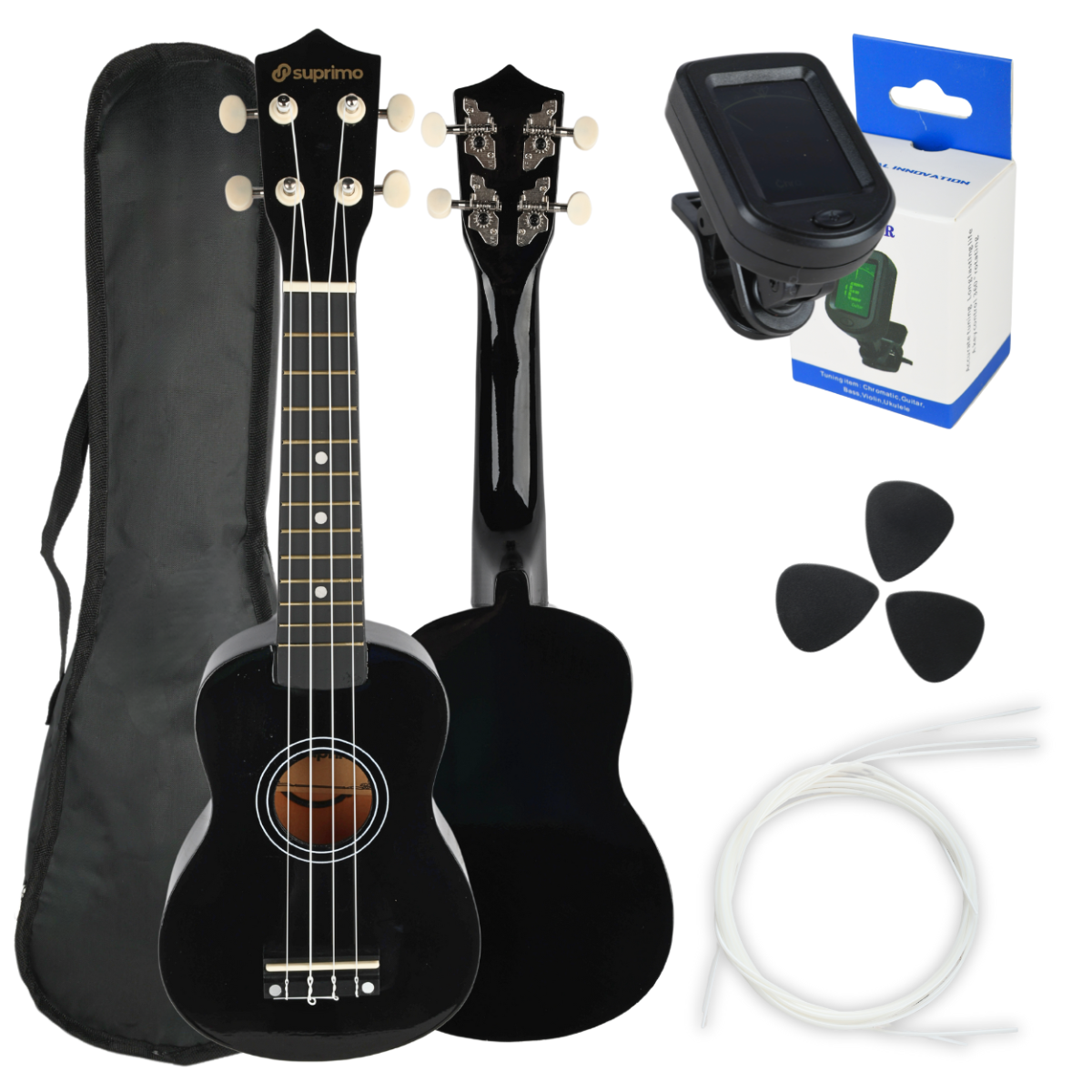 SUPRIMO UK21 SET BK ukulele sopranowe 21