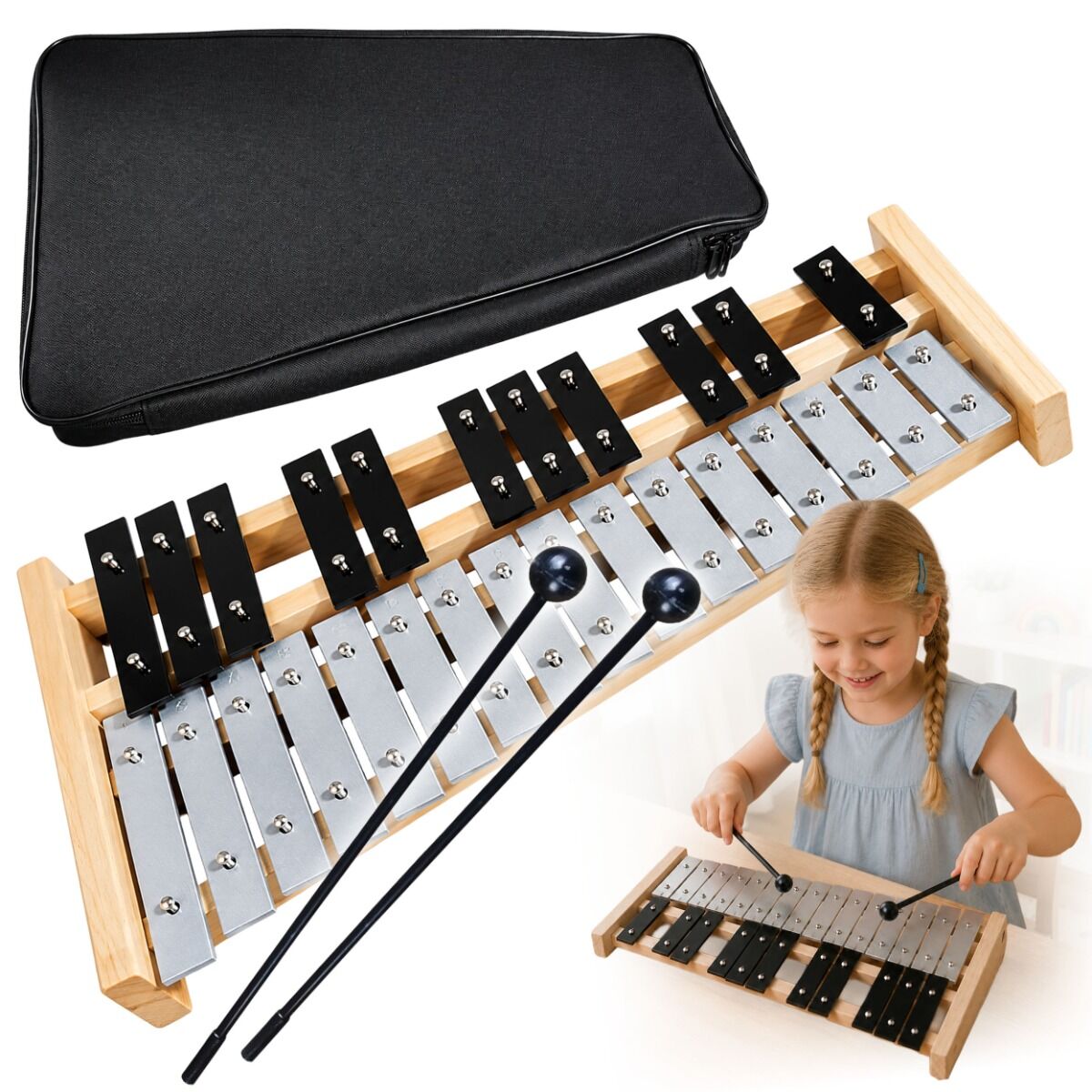 V-TONE DC 27 SET dzwonki chromatyczne cymbałki dziecięce zestaw