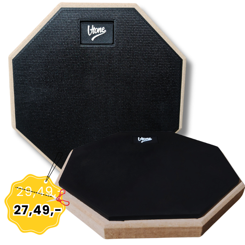 V-TONE PD8 BK pad perkusyjny do ćwiczeń 8 cali czarny gwint M8 do statywu