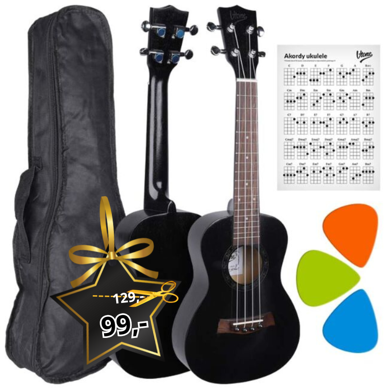 V-TONE UK23 BK ukulele koncertowe akustyczne 23