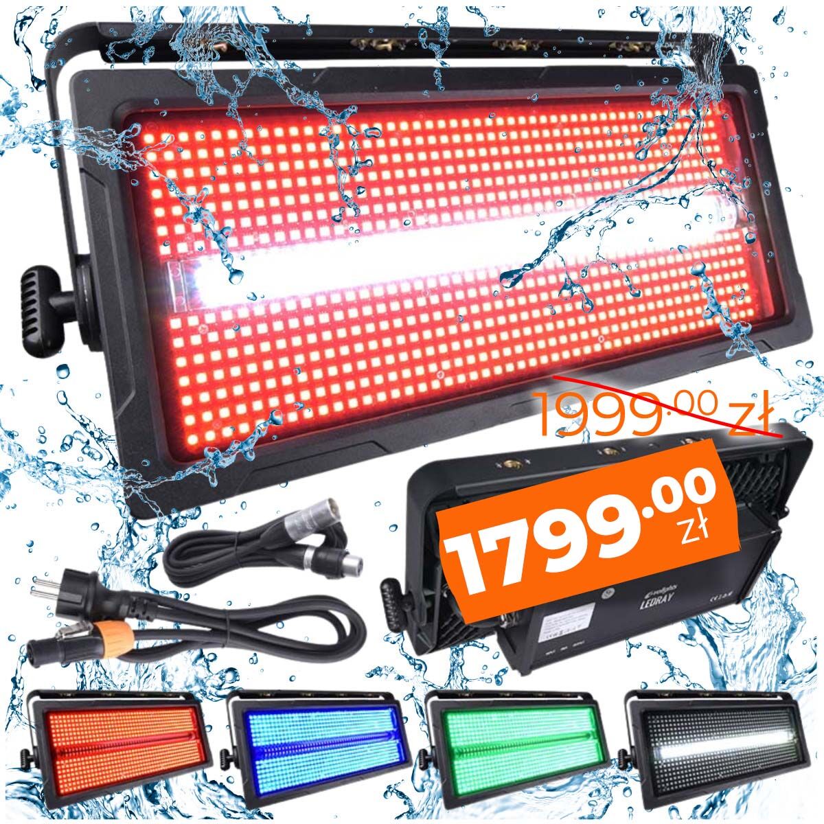 EVOLIGHTS LEDRAY IP65 wall washer oświetlenie zewnętrzne