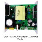 S. LIGHT4ME MOVING HEAD 7x3W RGB ZASILACZ